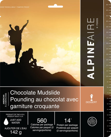 AlpineAire Foods Pouding au chocolat avec garniture croquante