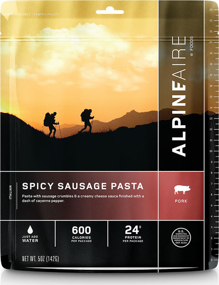 AlpineAire Foods Pâtes à la saucisse épicée