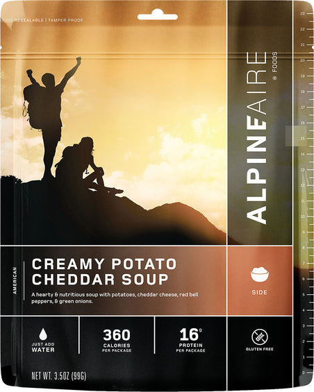 AlpineAire Foods Soupe crémeuse Pomme de terre & Cheddar
