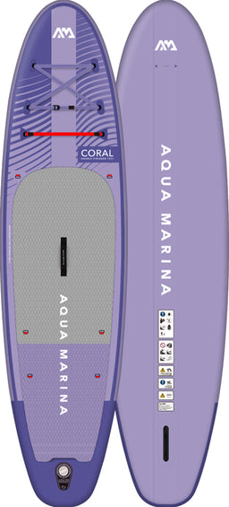 AQUAMARINA Planche à pagaie gonflable Coral Advanced All-Around - 10'2''