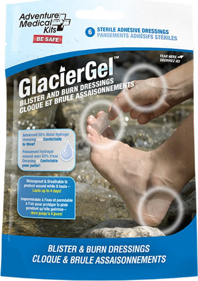 Adventure Medical Kits Pansements adhésifs stériles pour cloques et brûlures GlacierGel