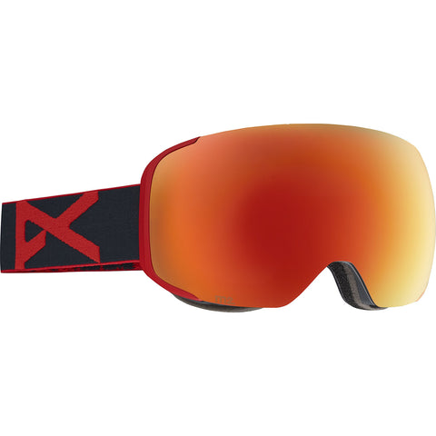 Anon Lunettes de ski M2 - Redeye - Red Solex + Red Ice Homme