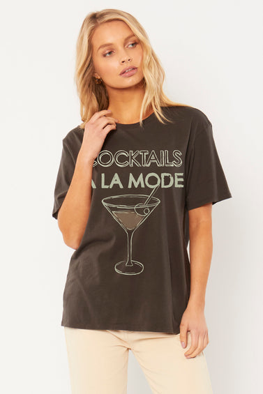 Amuse Society T-shirt en tricot courtes manches A La Mode - Femme