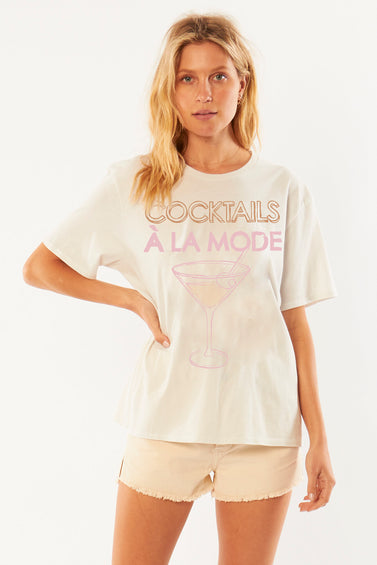 Amuse Society T-shirt en tricot courtes manches A La Mode - Femme