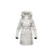 Nobis Parka en duvet Astrid - Femme - Crosshatch Light Grey