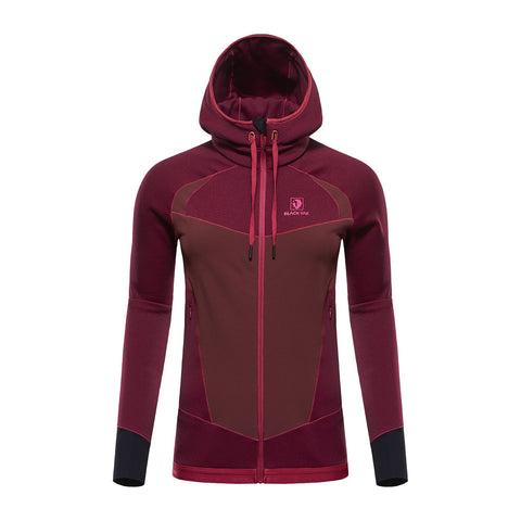 Black Yak Chandail à capuchon en molleton Silhouette Femme