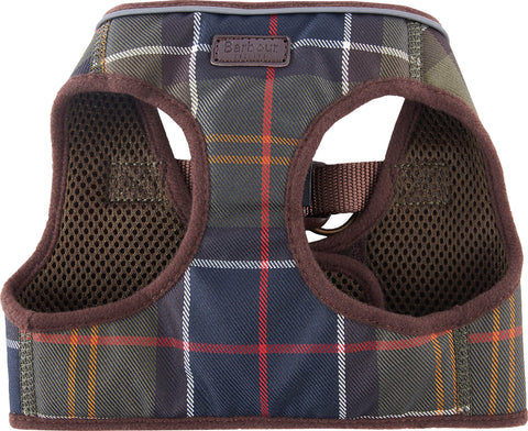 Barbour Harnais tartan pour chien facile à enfiler