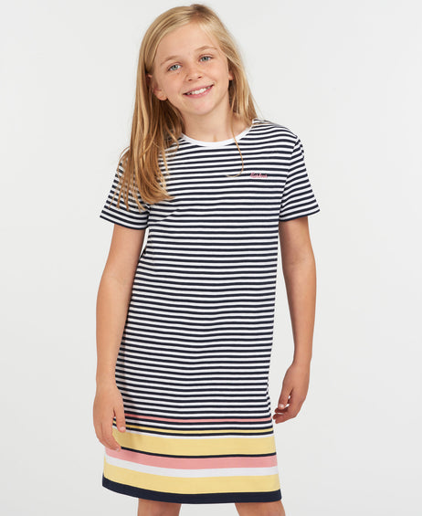 Barbour Robe rayée Harewood - Fille