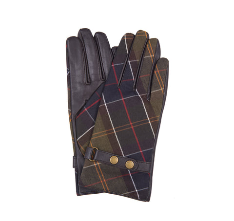 Barbour Gants Heath Tartan - Femme