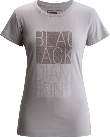Black Diamond T-shirt Block (saison précédente) - Femme