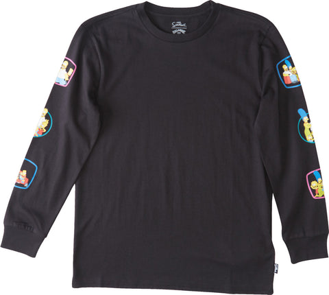 Billabong T-shirt à manches longues empilés famille des Simpsons - Garçon