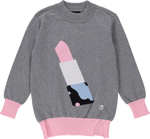 Birdz Children & Co. Chandail en tricot Lipstick - Fille