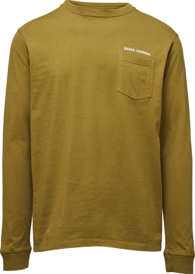 Banks Journal T-shirt à manches longues avec poche Label - Homme