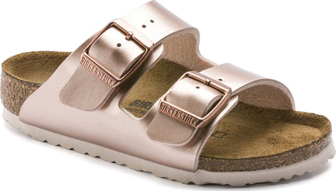 Birkenstock Sandales Arizona Birko-Flor Métallique [Étroite] - Grand Enfant