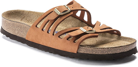 Birkenstock Sandales en nubuck Granada - Lit de pied souple - Femme