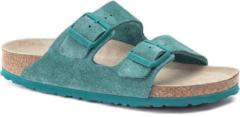 Birkenstock Sandales en suède lit de pied souple Arizona - Étroit - Unisexe