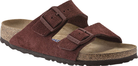 Birkenstock Sandales Arizona Lit de pied souple Suède - Femme