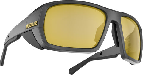 Bliz Lunettes de soleil Brown Polarized With Gold Mirror Lens de Peak - Unisexe