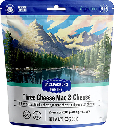 Backpacker's Pantry Trois fromages Mac et fromage
