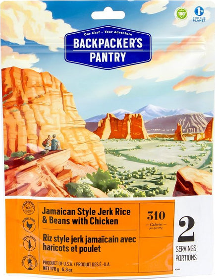 Backpacker's Pantry Riz & Haricots au poulet BBQ Jamaican