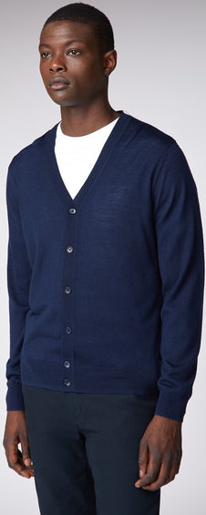 Ben Sherman Chandail Merino Cardigan - Homme