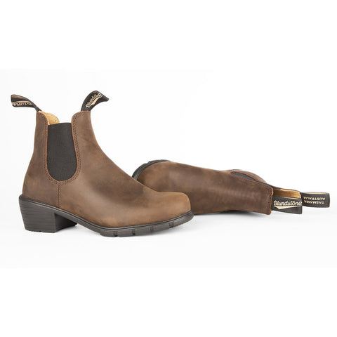 Blundstone 1673 - Botte Série avec talon brun antique - Femme