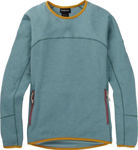 Burton Chandail en molleton à col rond Minturn - Femme