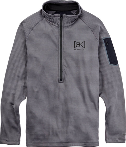 Burton Chandail en molleton à demi-glissière [ak] Helium Grid - Homme