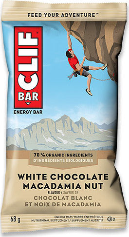 Clif Bar Barre énergétique Chocolat blanc et noix de macadam