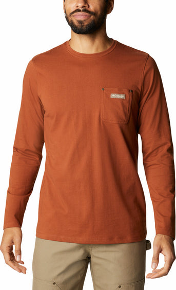 Columbia T-shirt à manches longues avec poche de travail Roughtail - Homme