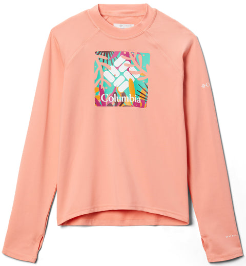 Columbia Maillot de surf à manches longues et imprimé Sandy Shores - Fille