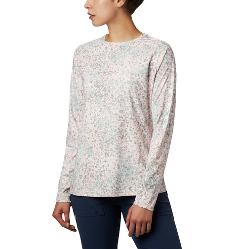 Columbia T-shirt à manches longues en finition lustrée Tidal Deflector (saison précédente) - Femme