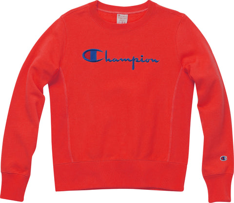 Champion Reverse Weave Sweatshirt gros logo manuscrit - Femme