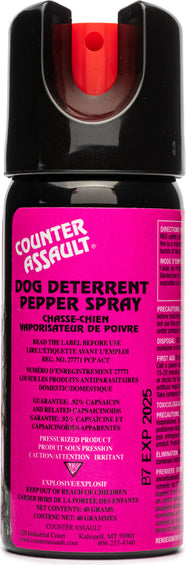 Counter Assault Vaporisateur de poivre chasse-chien - 40g