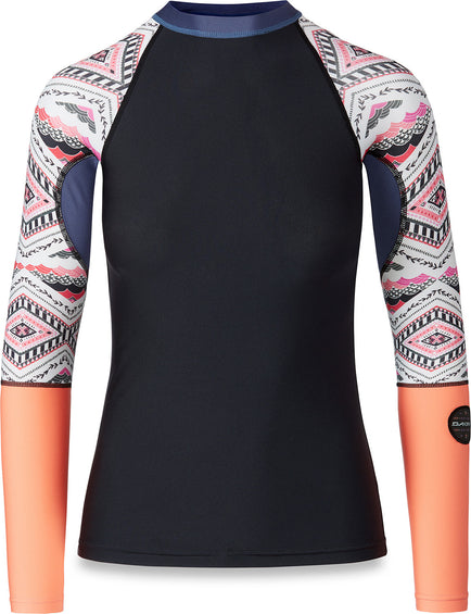 Dakine Maillot de surf à manches longues Flow Print coupe ajustée Femme