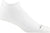 Darn Tough Chaussette de course Run No Show Tab sans Coussin - Homme - White