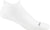 Darn Tough Chaussette de course Run No Show Tab avec Coussin - Homme - White