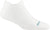 Darn Tough Chaussette de course Coolmax Run No Show Tab - Femme - White
