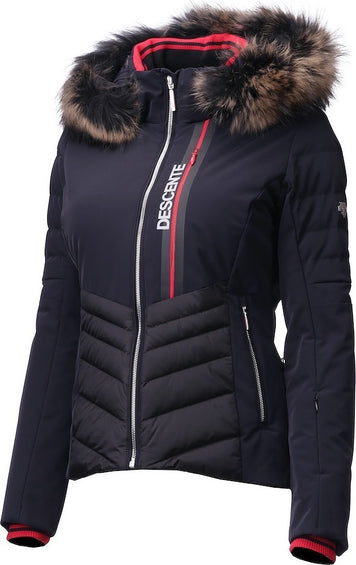 Descente Manteau avec Fourrure Melina - Femme
