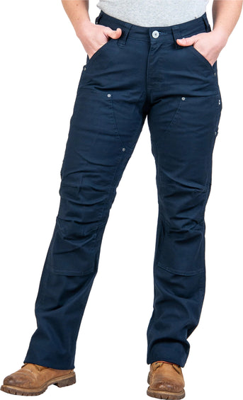 Dovetail Workwear Pantalon en toile extensible Anna Taskpant - Femme