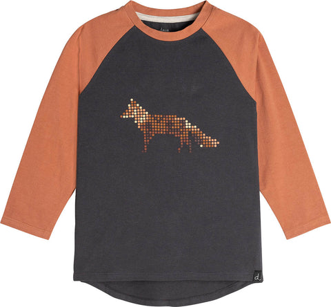 Deux par Deux T-shirt à manches raglan longues avec imprimé de renard - Bébé Garçon