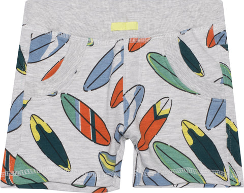 Deux par Deux Short en molleton français à imprimé - Petit Garçon