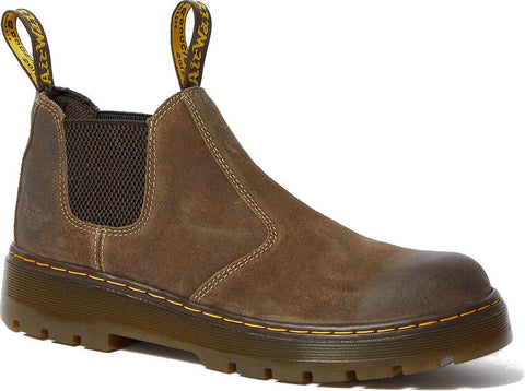 Dr. Martens Bottes de travail Chelsea en suède Hardie - Homme