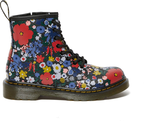 Dr. Martens Bottes en cuir 1460 Wanderflora à imprimé floral - Enfant