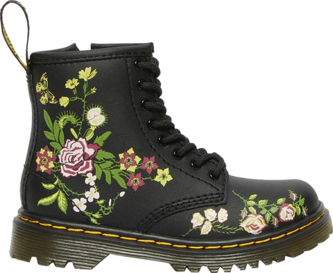 Dr. Martens Bottes à lacets en cuir à fleurs 1460 - Petit Fille