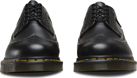 Dr. Martens Chaussures en cuir Brogue Smooth 3989 Yellow Stitch - Unisexe