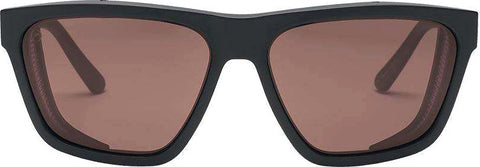 Electric Lunettes de soleil Road Glacier - Matte Black - Lentilles polarisées Rose Pro - Homme