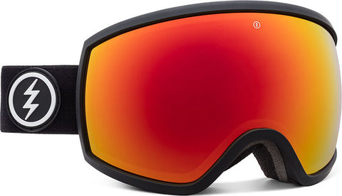 Electric Lunette de ski EGG - Monture Matte Black - Lentille Light Green + Lentille bonus Brose-Red Chrome