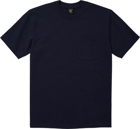 Filson T-shirt à manches courtes uni avec poche Pioneer - Homme