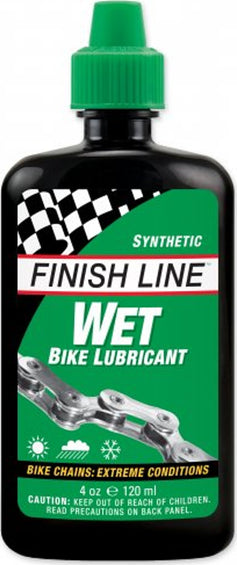 Finish Line Lubrifiant humide pour vélo Wet Lube - 4 Onces